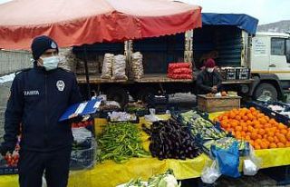 Bayat’ta korona virüs denetimleri sürüyor