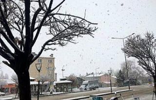 Bayburt’un yüksek kesimleri yeniden beyaza büründü