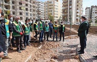 Baydilli, yeni parklar ile Karaköprü’yü yeşillendiriyoruz