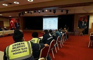 Belediye personeline Afet ve Acil Durum eğitimi