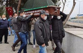 Beton bloğun altında can veren minik Enes son yolculuğuna...