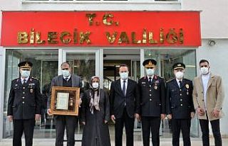 Bilecik’te devlet övünç madalyaları ve beratları...