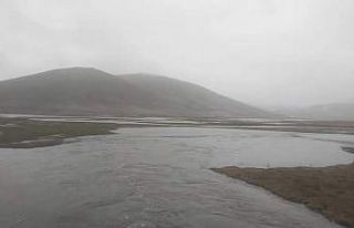 Bin 500 rakımlı yaylada sağanak sonrası menderesler...