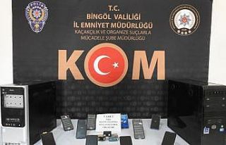 Bingöl’de kaçakçılıkla mücadele, 86 adet telefon...