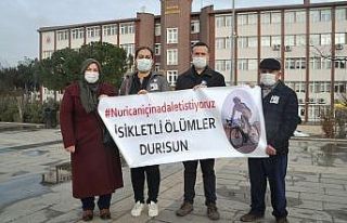 Bisiklet sürücüsünün ölümüne neden olan motosiklet...