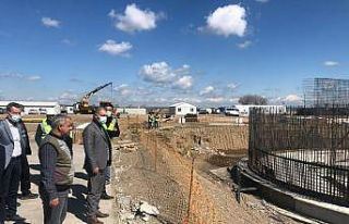 Bismil Atıksu Arıtma Tesisi Projesinde çalışmalar...