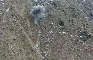 Bitlis’te ele geçirilen havan mühimmatı imha...