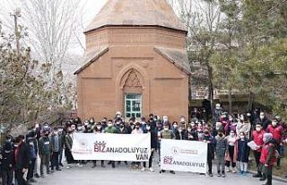 “Biz Anadolu’yuz” projesi kapsamında öğrenciler...