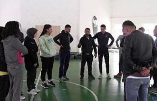 Bölgeye huzurun gelmesiyle köy gençleri polis olmak...