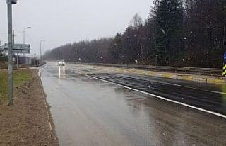 Bolu Dağı’nda kar yağışı etkili oluyor