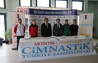 Bolu’da, Türkiye Artistik-Trampolin Cimnastik Şampiyonası...