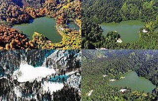 Borçka Karagöl’ün dört mevsim fotoğrafları...