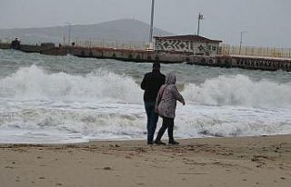 Bozcaada seferlerine fırtına engeli