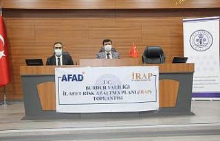 Burdur’da İl Afet Risk Azaltma Planı toplantısı