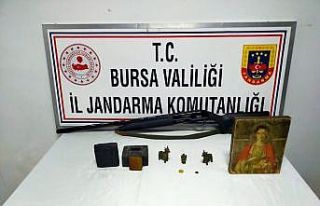 Bursa’da 1 buçuk milyon değerinde tarihi eser...