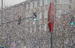 Bursa’da kar ve fırtına