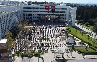 Büyükşehir İstiklal Marşı için tek nefes oldu