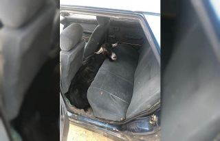 Çaldıkları keçiyi otomobil ile götürürken yakalandılar