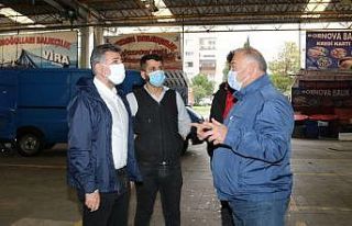 Çamkıran pazar yeri yenileniyor