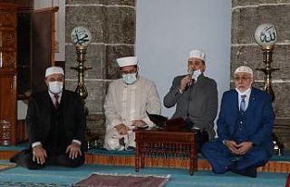 Çanakkale şehitleri için mevlit okutuldu