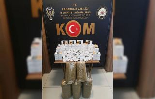 Çanakkale’de kaçak tütün operasyonu