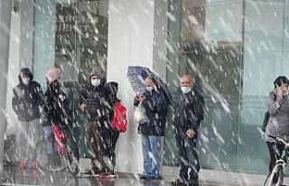 Çanakkale’de kar yağışı başladı