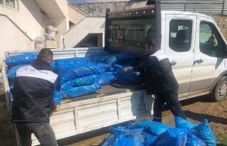 Çanakkale’de şehit ve gazi ailelerine kömür...