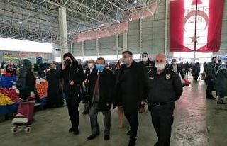 Çan’da artan vakaların ardından pazar yeri denetimleri...