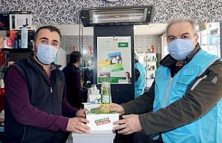 Çankaya Ankara nüfusu kadar maske dağıttı
