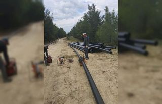 Çardak Taşağıl Sulama Suyu Projesi hızla devam...