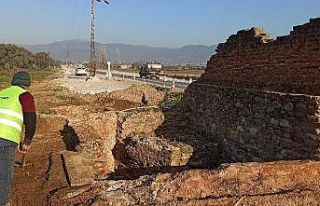 Çevre yolu çalışmalarında Osmanlı döneminden...