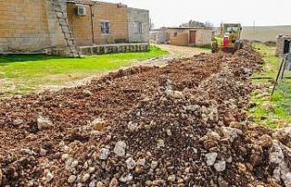 Ceylanpınar kırsalına stabilize yol yapıldı