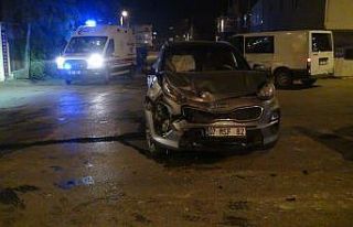 Cip ile minibüs çarpıştı: 1 yaralı