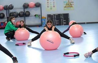 Çocuklar spora ilk adımı severek atıyor