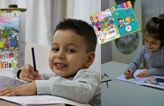Çocuklar yaşadıkları şehri boyayarak tanıyacak