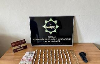 Çorlu’da satışa hazır uyuşturucu ele geçirildi
