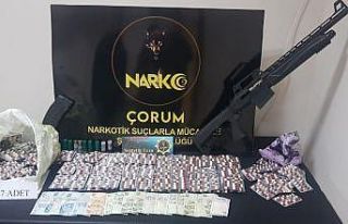 Çorum’da uyuşturucu operasyonu, 4 tutuklama