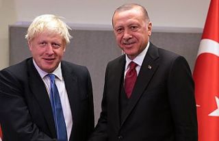 Cumhurbaşkanı Erdoğan İngiltere Başbakanı Johnson'la...