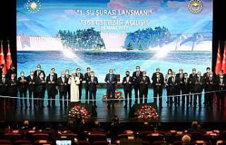 Cumhurbaşkanı Erdoğan: “Su stresi çeken bir...