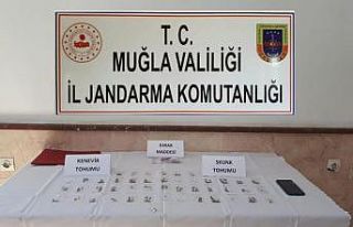 Davranışlarından şüphelenilen şahsın evinde...