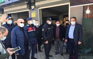 Denetime Başkan Koloğlu da katıldı