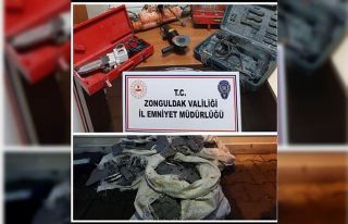 Depo ve araçtan malzeme çalan 1 kişi yakalandı