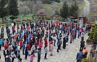 Deprem haftası nedeniyle öğrencilere eğitim verildi