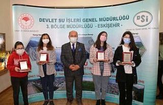 Dereceye giren öğrenciler ödüllendirildi