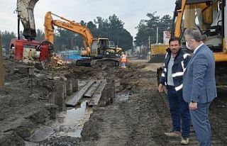 Dereköy’ün alt yapı problemi çözülüyor