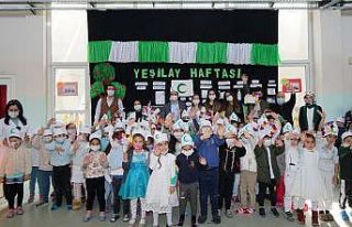 Diyarbakır’da duyarlı minikler Yeşilay Haftasını...