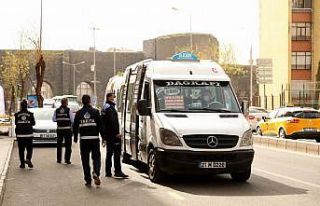 Diyarbakır’da zabıtadan toplu taşıma şoförlerine...