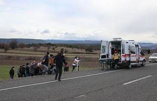 Domaniç’te trafik kazası: 1 yaralı
