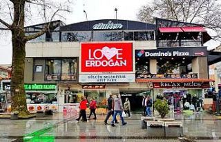 Donanmanın merkezinden "Love Erdoğan"...