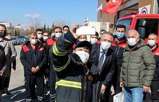 Down sendromlu Ramazan’ın itfaiyeci olma hayali...